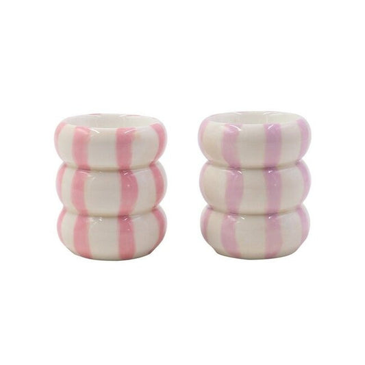 Set de 2 Coquetiers Stella - Rayas Bailarinas