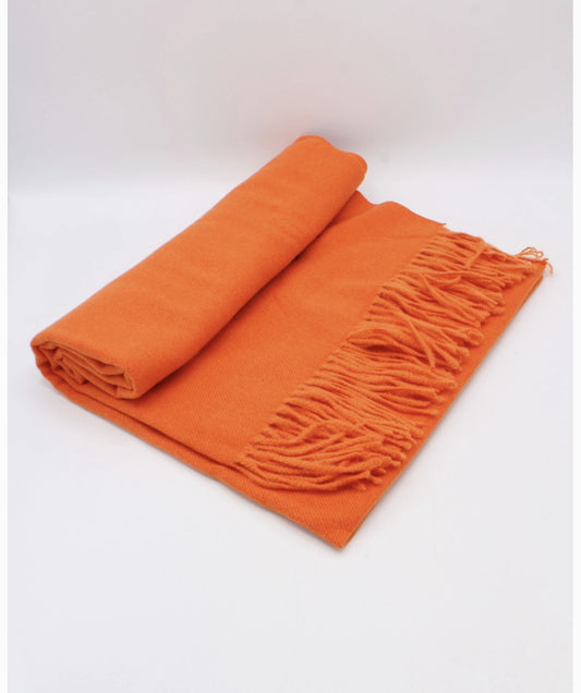 Echarpe sensation cachemire Orange