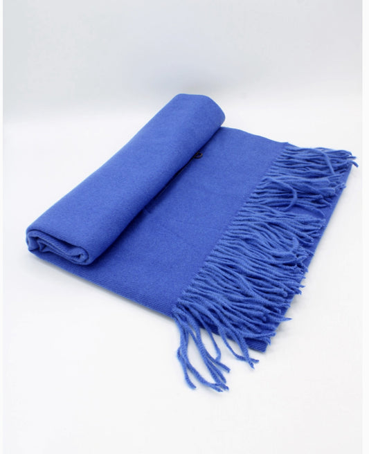 Echarpe sensation cachemire Bleu royal