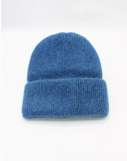 Bonnet Uni Angora Océan