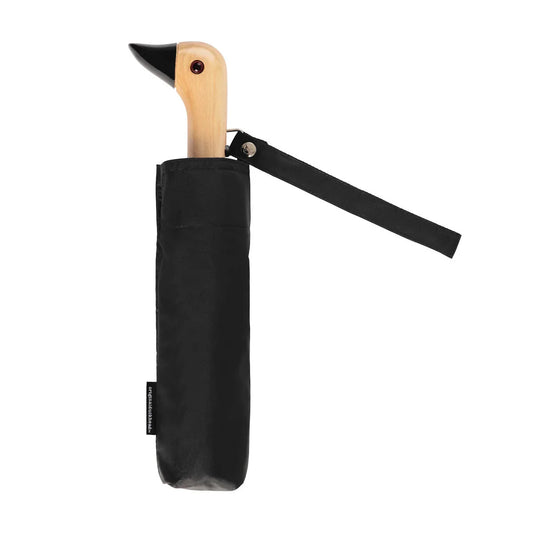 Duckhead Compact Black Umbrella