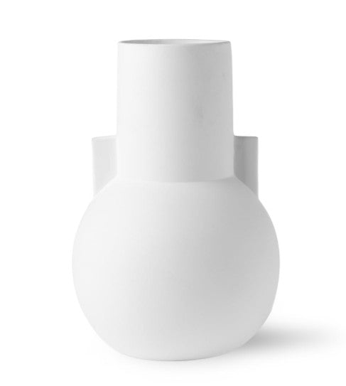 Petit vase mate blanc