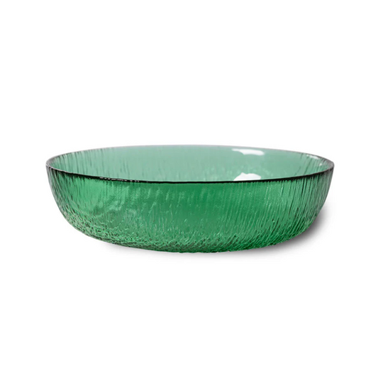 Bol en verre émeraude