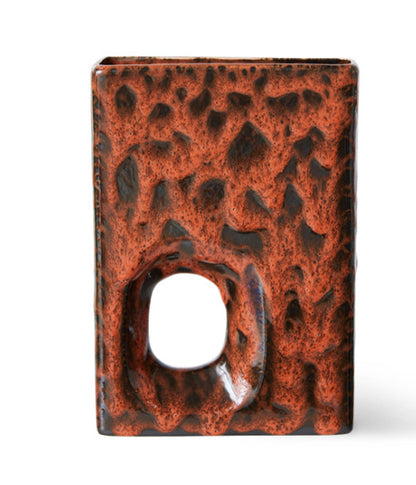 Vase rétro léopard