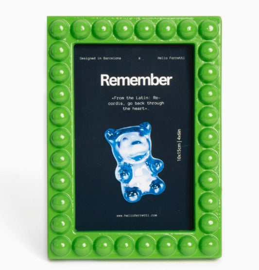 CADRE PHOTO MÉMOIRE VERT