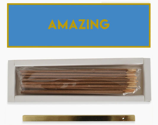 Encens bâtonnets Amazing océan avec support