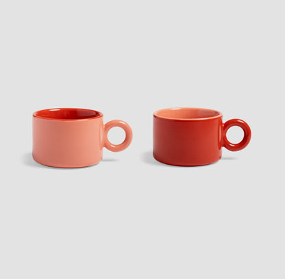 Mug Chiquito rouge set de 2