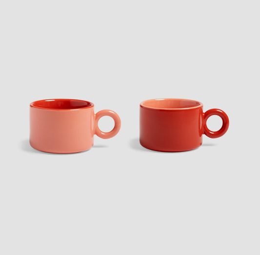 Mug Chiquito rouge set de 2