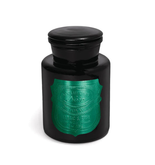 Bougie Apothecary Noir - Tabac & Pine