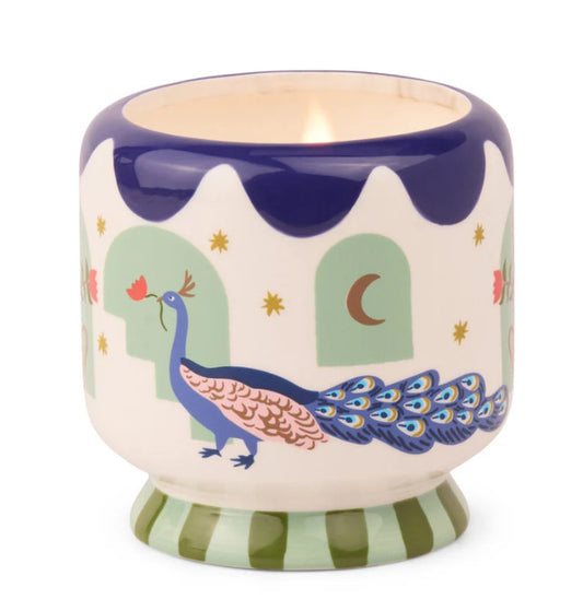 Bougie Adopo Paon - Brume de citron vert