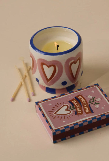 Allumettes Hearts pink