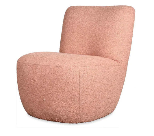 Fauteuil Eve rose poudré