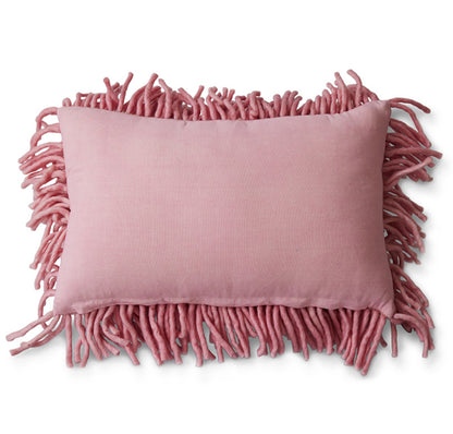 Coussin à fils rose