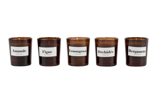 Coffret de 5 bougies Intemporels
