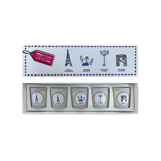 Coffret de 5 bougies Titi
