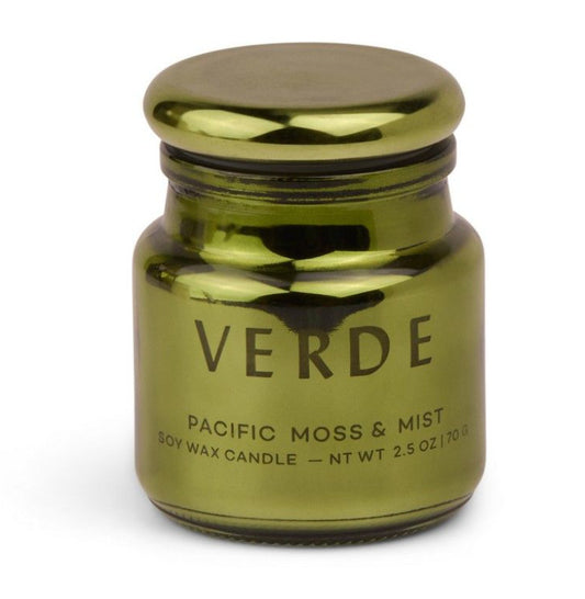 Bougie vert chromé - Pacific Moss