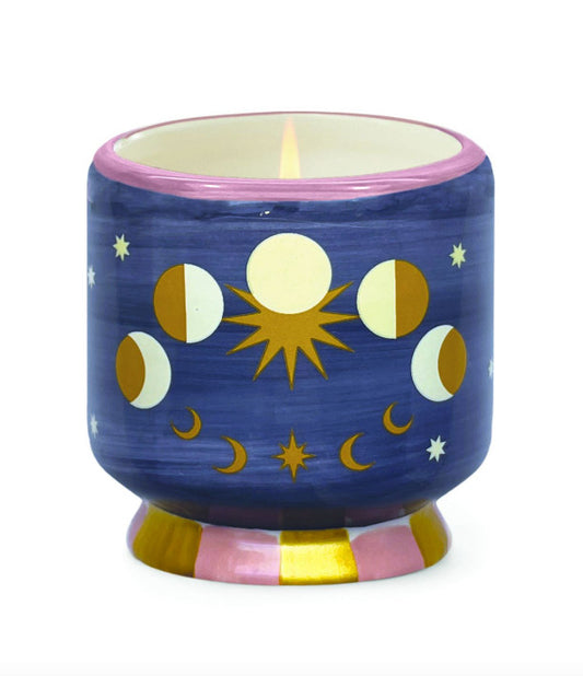 Bougie Adopo phases de lune - Jasmin & Rose