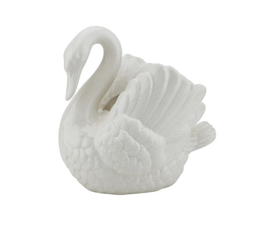 Vase cygne blanc