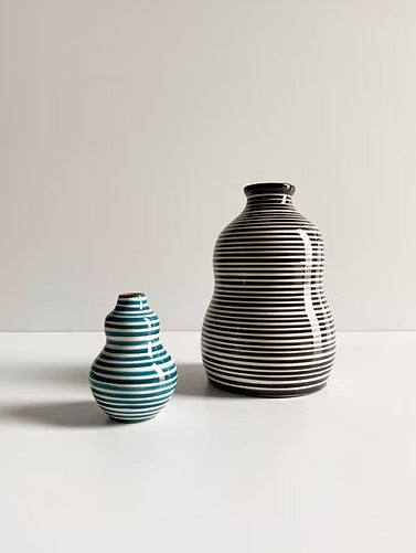 Vase gourde Classic Stripe Casa Cubista