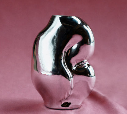Vase chrome small