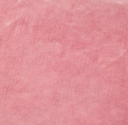 Coussin velours rose