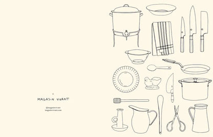CAHIER DE COLORIAGES - Cuisines - Zoé de las Cases