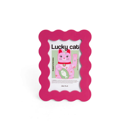 CADRE PHOTO PÉTALE EN ACRYLIQUE MAGENTA