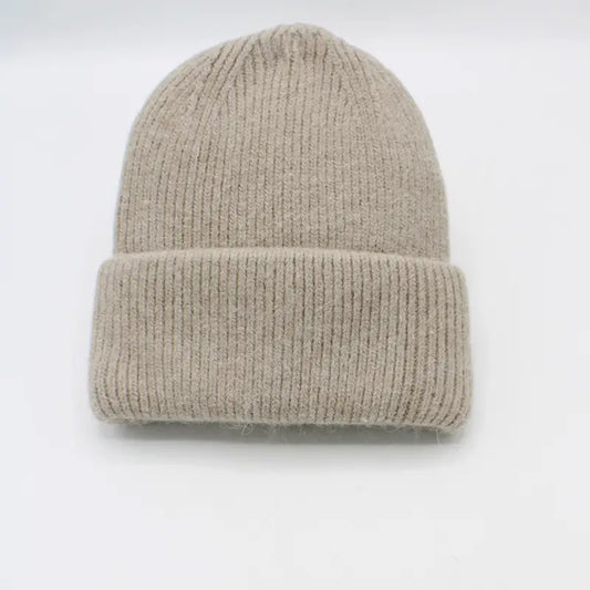 Bonnet Uni Angora Taupe