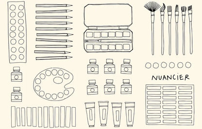 CAHIER DE COLORIAGES - Cabanes - Zoé de las Cases