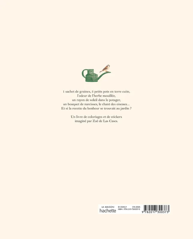 Coloring and sticker book / The Garden - Zoé de Las Cases 