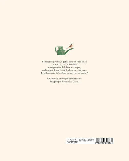 Coloring and sticker book / The Garden - Zoé de Las Cases 