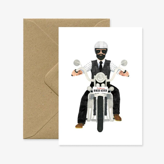 Biker forever - Carte de voeux