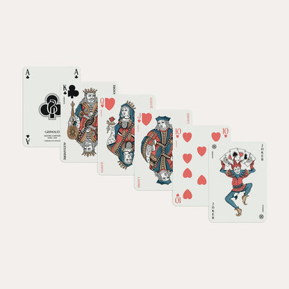 N°201 : Cartes à Jouer (Rouge Corail) Grimaud