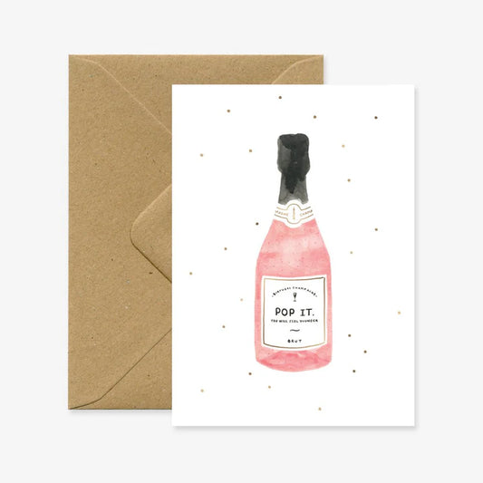 Champagne - Carte de voeux