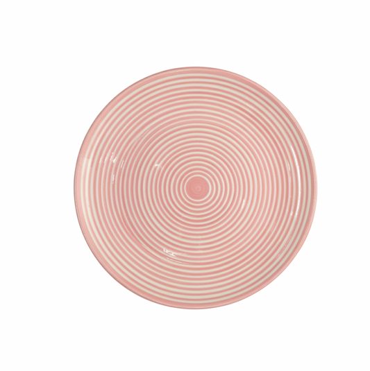 Assiette Classic Stripe Rose Casa Cubista