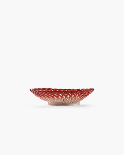 Salvador red & white basket - Les Objets Mouleversants
