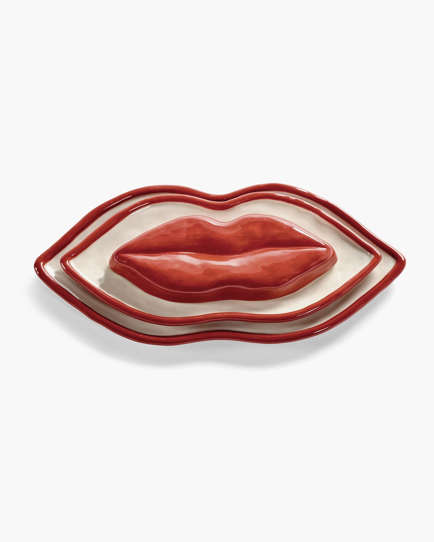 Serving dish set/3 Lips - Moldable Objects