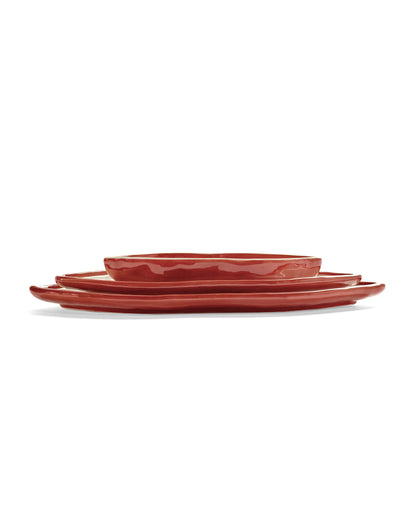 Serving dish set/3 Lips - Moldable Objects