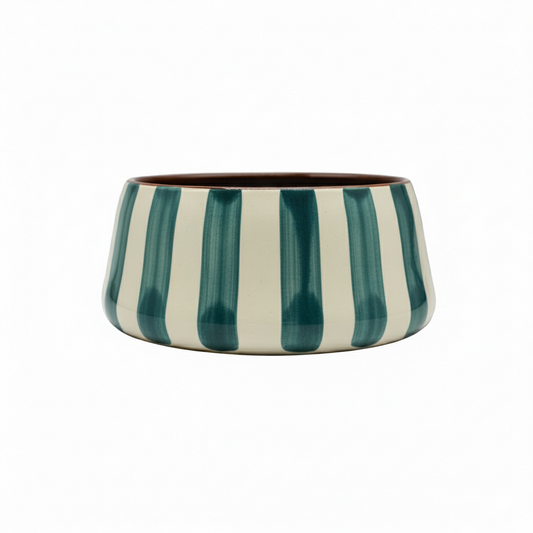 Casa Cubista Bold Stripe Conical Bowl / Pocket Organizer