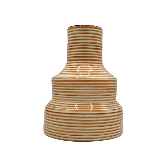 Vase escalier Terracotta Classic Stripe Casa Cubista