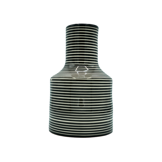 Vase garafe Noir Classic Stripe Casa Cubista