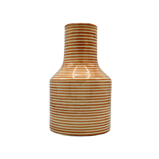 Vase garafe Terracotta Classic Stripe Casa Cubista