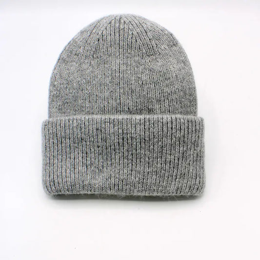 Bonnet Uni Angora Gris