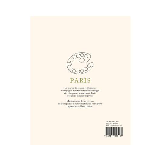 CAHIER DE COLORIAGES - Paris - Zoé de las Cases