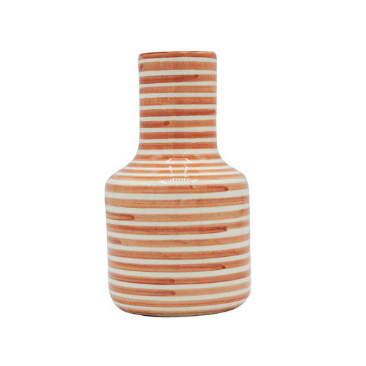 Mini vase garafe Terracotta Classic Stripe Casa Cubista