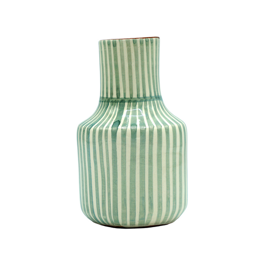 Vase garafe Sauge Bold Stripe Casa Cubista