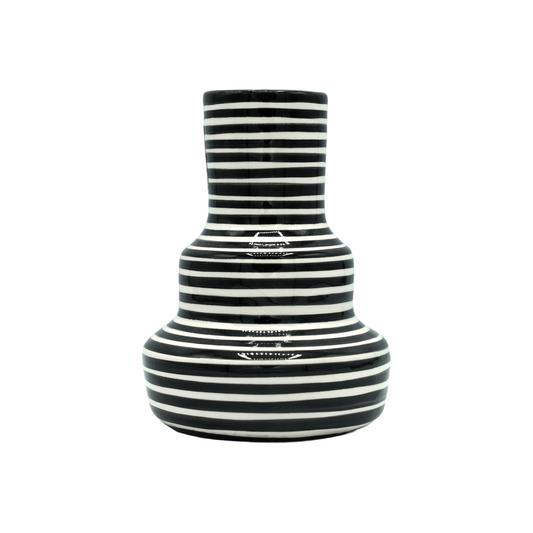 Mini vase escalier noir Classic Stripe Casa Cubista