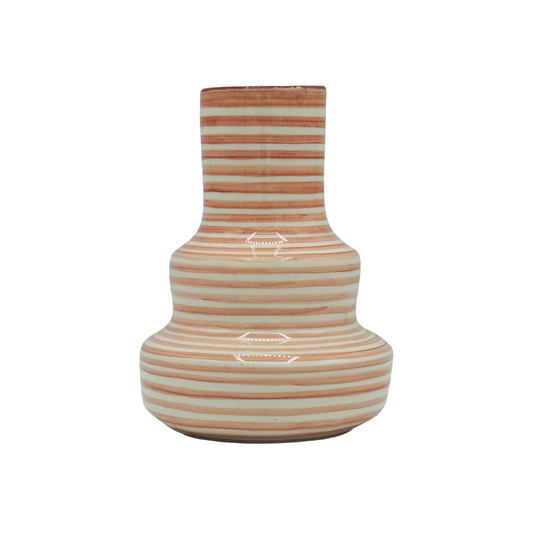 Mini vase escalier Terracotta Classic Stripe Casa Cubista