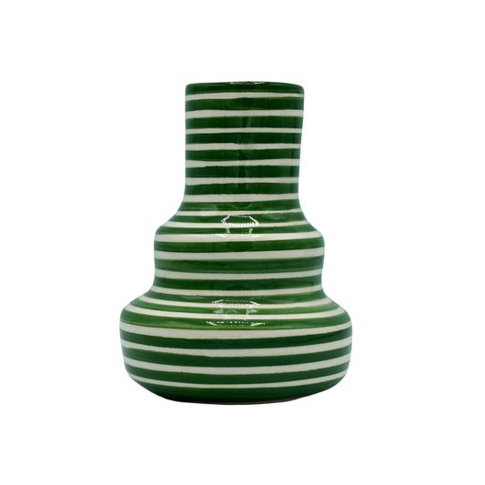 Mini vase escalier Vert Classic Stripe Casa Cubista