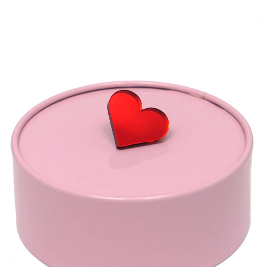 Pin's coeur rouge